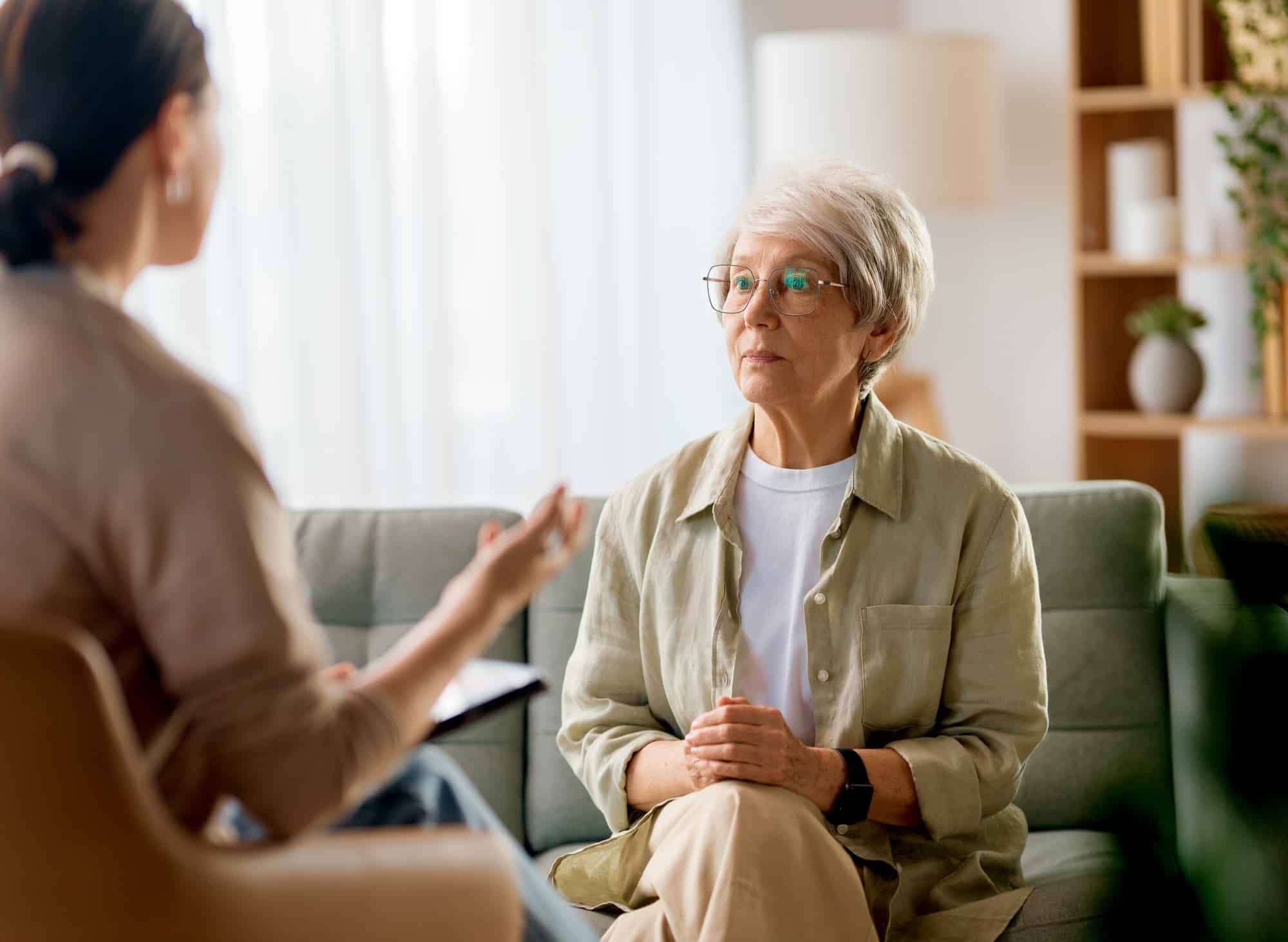 Consultation of the patient with a psychologist